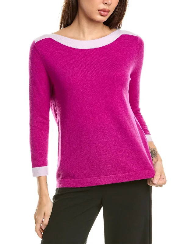 Incashmere Boatneck Cashmere Sweater Work sweaters