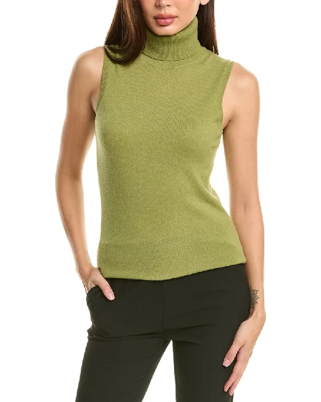 Incashmere Turtleneck Cashmere Sweater Vest Elegant sweaters