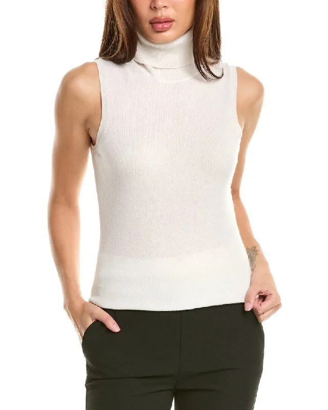 Incashmere Turtleneck Cashmere Sweater Vest Spring sweaters