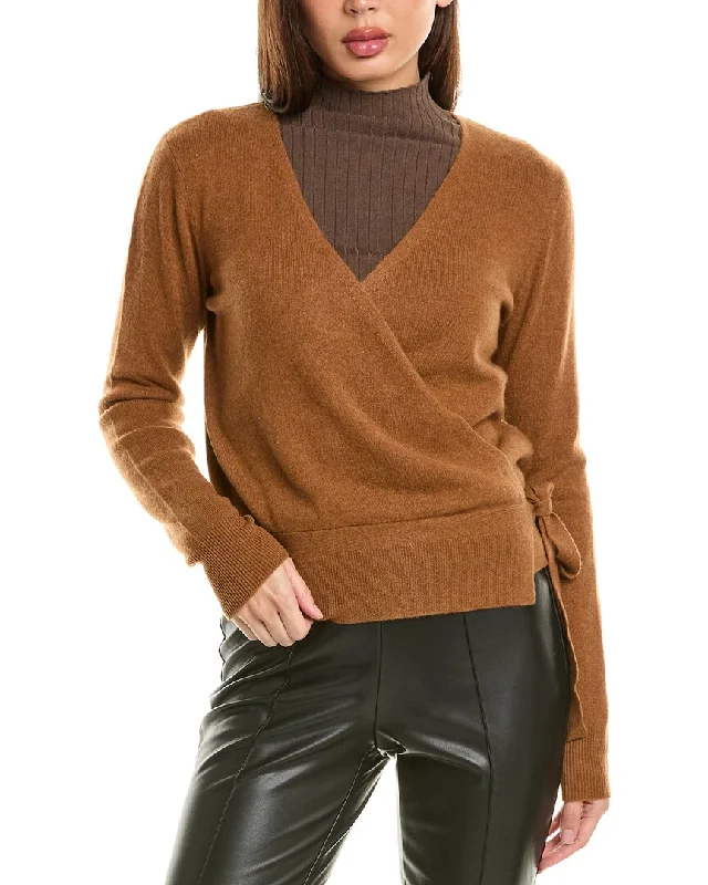 Incashmere Tie-Side Cashmere Cardigan Zip-up sweaters