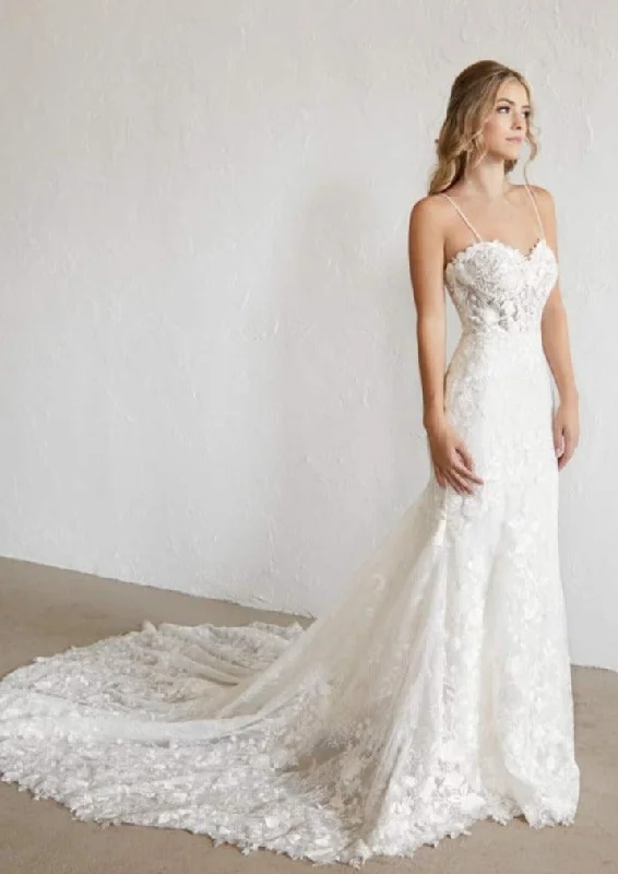 Kennedy Blue Betty Wedding Dress Modern Lace Gown