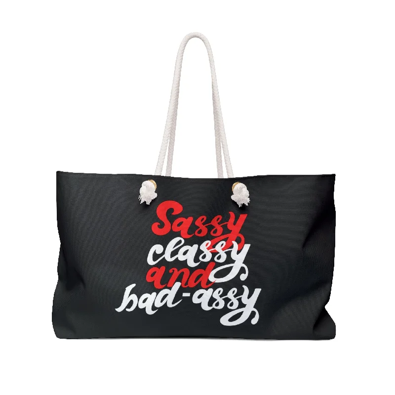 Weekender Bag, Sassy Girl, This Girl Is Fierce Bag Satin unclassified skirts