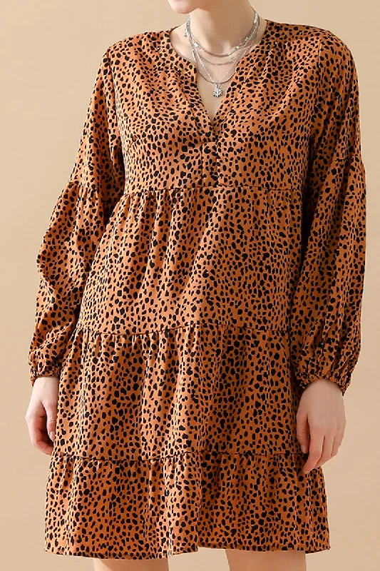 LEOPARD MIDI DRESS Revolve midi dresses