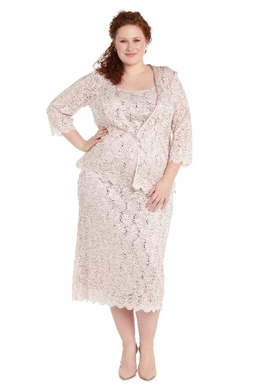 R&M Richards 9285W Plus Size Formal Lace Jacket Midi Dress ASOS midi dresses