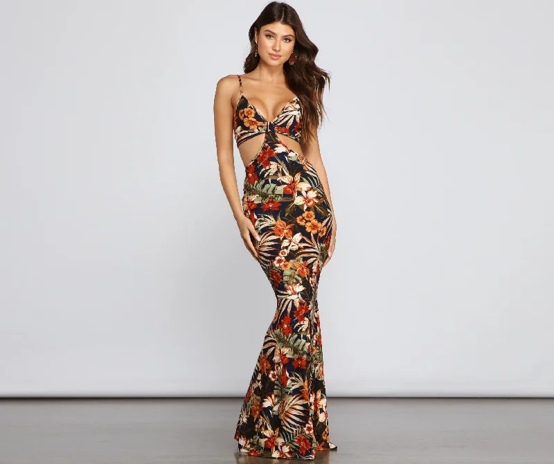 All Eyes On Me Graceful Floral Eyelet Maxi Dress Party maxi dresses