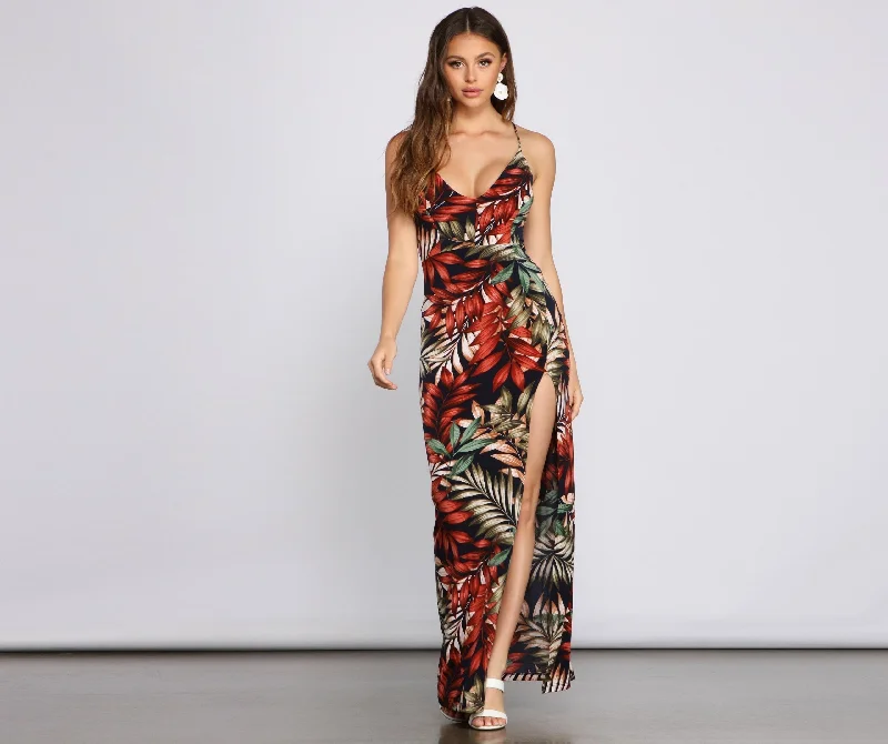 Off To The Charming Tropics Maxi Dress Beach maxi dresses