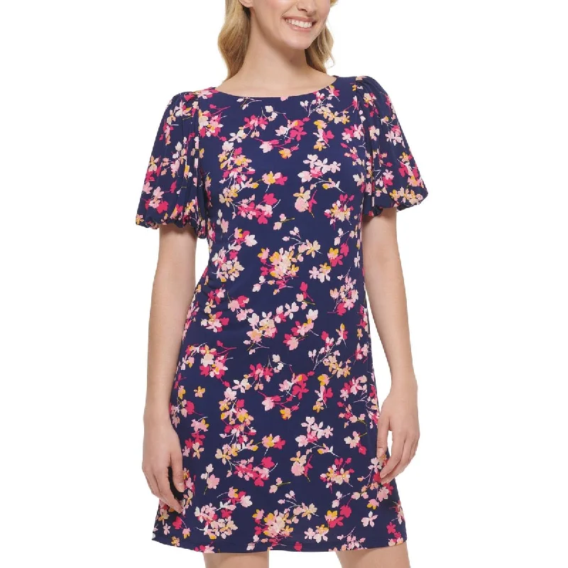 Jessica Howard Womens Floral Print  Shift Dress Vacation floral dresses