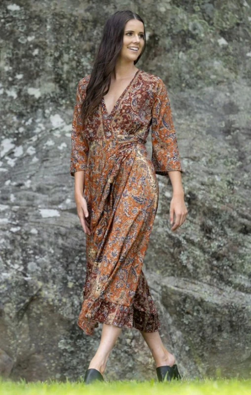 Cienna - Autumn Wrap Dress Unique unclassified dresses