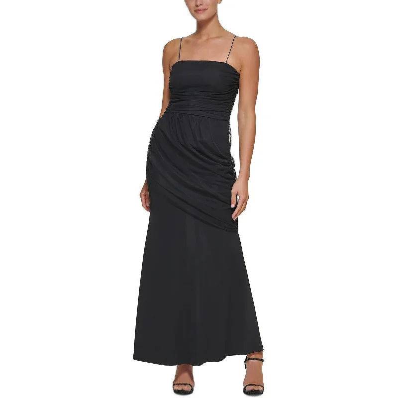 DKNY Womens Ruched Chiffon Evening Dress Trendy new unclassified dresses