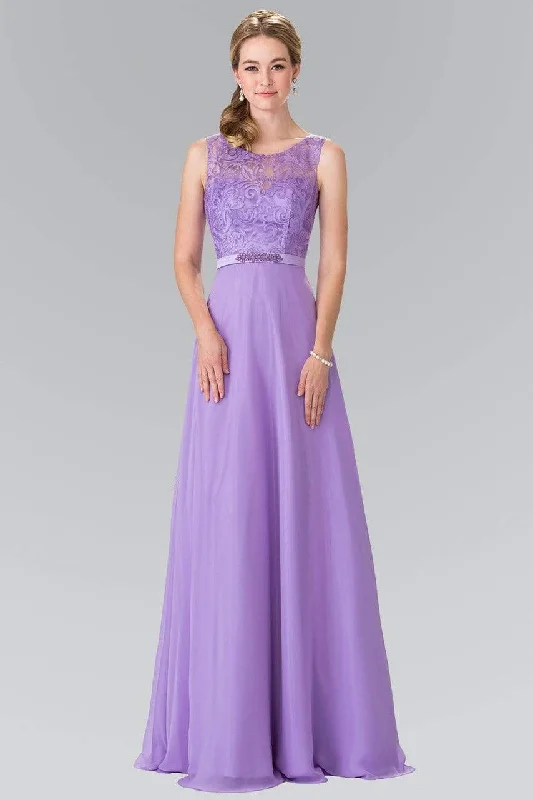 Elizabeth K GL2364 - Scoop Embroidered Formal Dress Luxury unclassified dresses