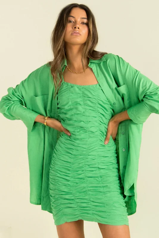 Elizah Dress / Green A-line unclassified dresses