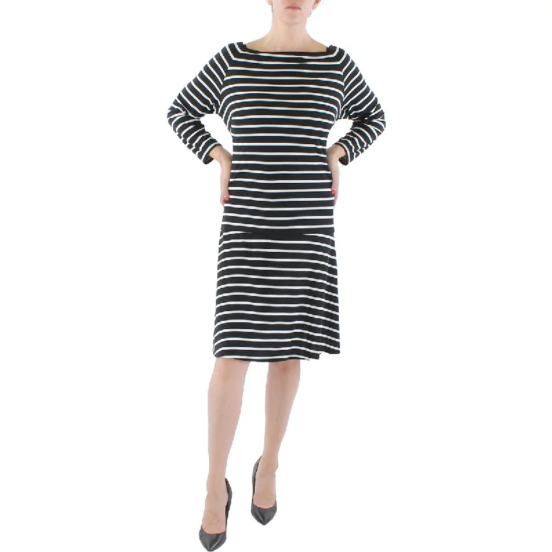 Lauren Ralph Lauren Womens Plus Knit Striped Shift Dress Bold pattern unclassified dresses