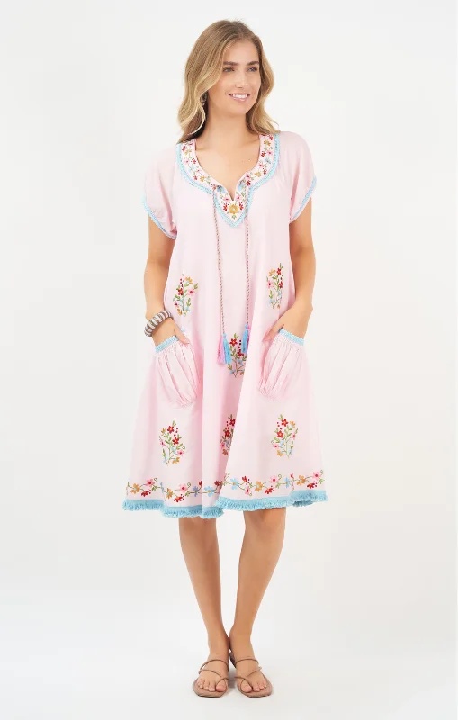 Naudic - Sao Paulo Dress - Splendour Embroidery Cotton unclassified dresses