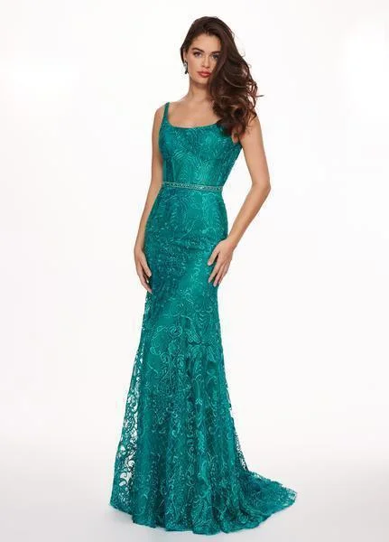 Rachel Allan - 6590SC Scoop Sheath Evening Dress Open-back unclassified dresses