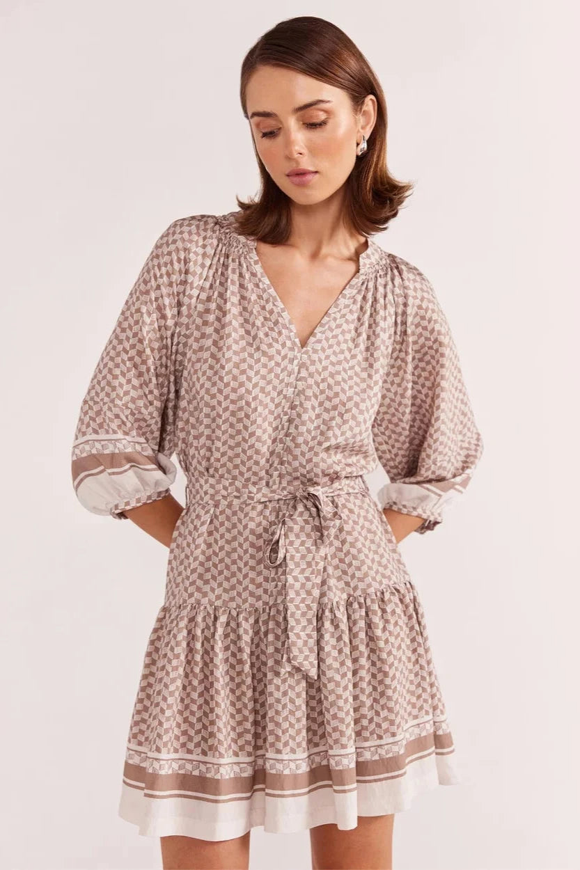 SOLEIL SMOCK DRESS Metallic unclassified dresses