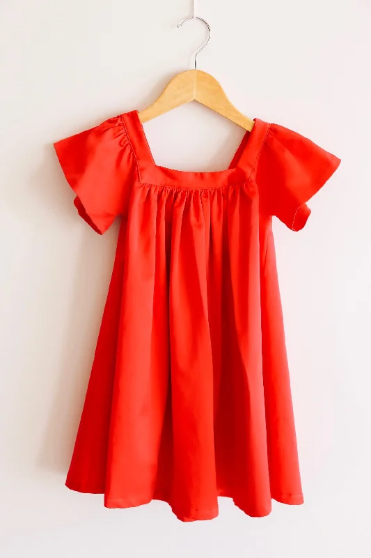 The Holly Dress in Cherry Red Festival unclassified dresses