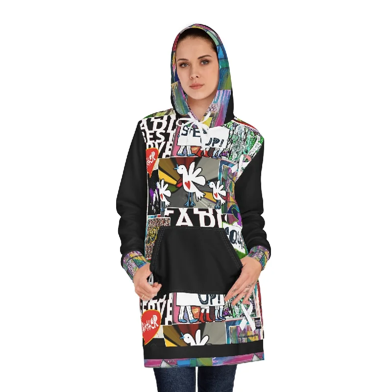 Women's Hoodie Dress (AOP) STEP UP Breathable unclassified dresses