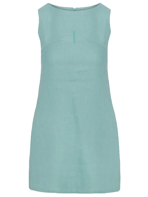 Tahlia Mini Dress In Seafoam Mini Skirt Vibes