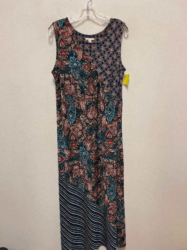 Dress Casual Maxi By Cato In Blue & Yellow, Size: 1x Maxi Skirt Collection