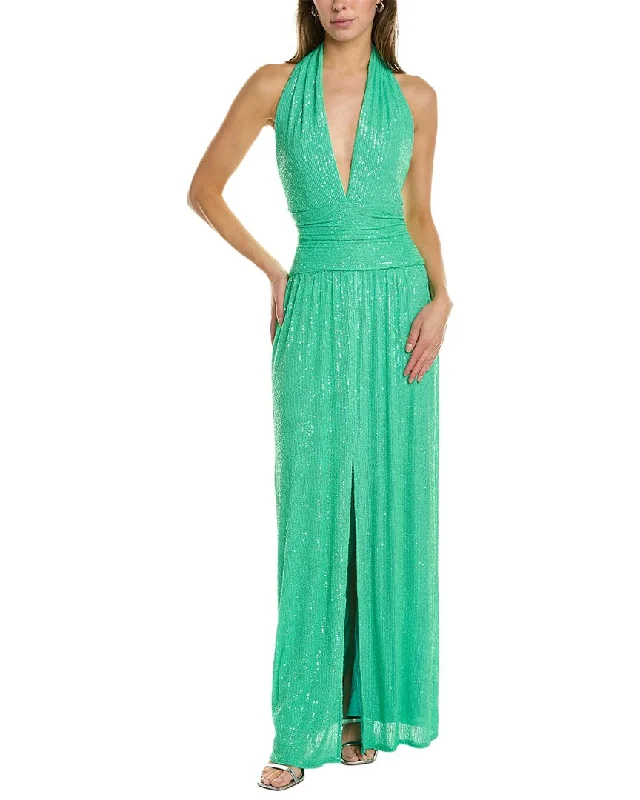 SHO by Tadashi Shoji Sequin Maxi Dress Fitted Maxi Skirt