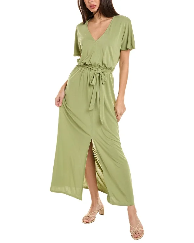 Splendid Arlo Sandwash Jersey Maxi Dress Embellished Maxi Skirt