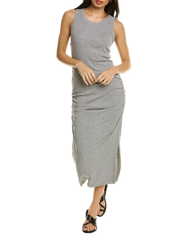 Michael Stars Wren Midi Dress Soft A-line Skirt